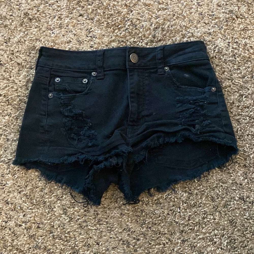 Black American eagle shorts!